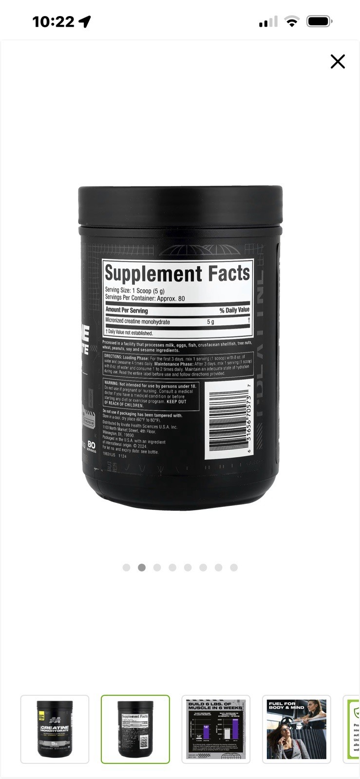 Muscle Build Increase Strength Support, Rapid Recovery Mixes Easily