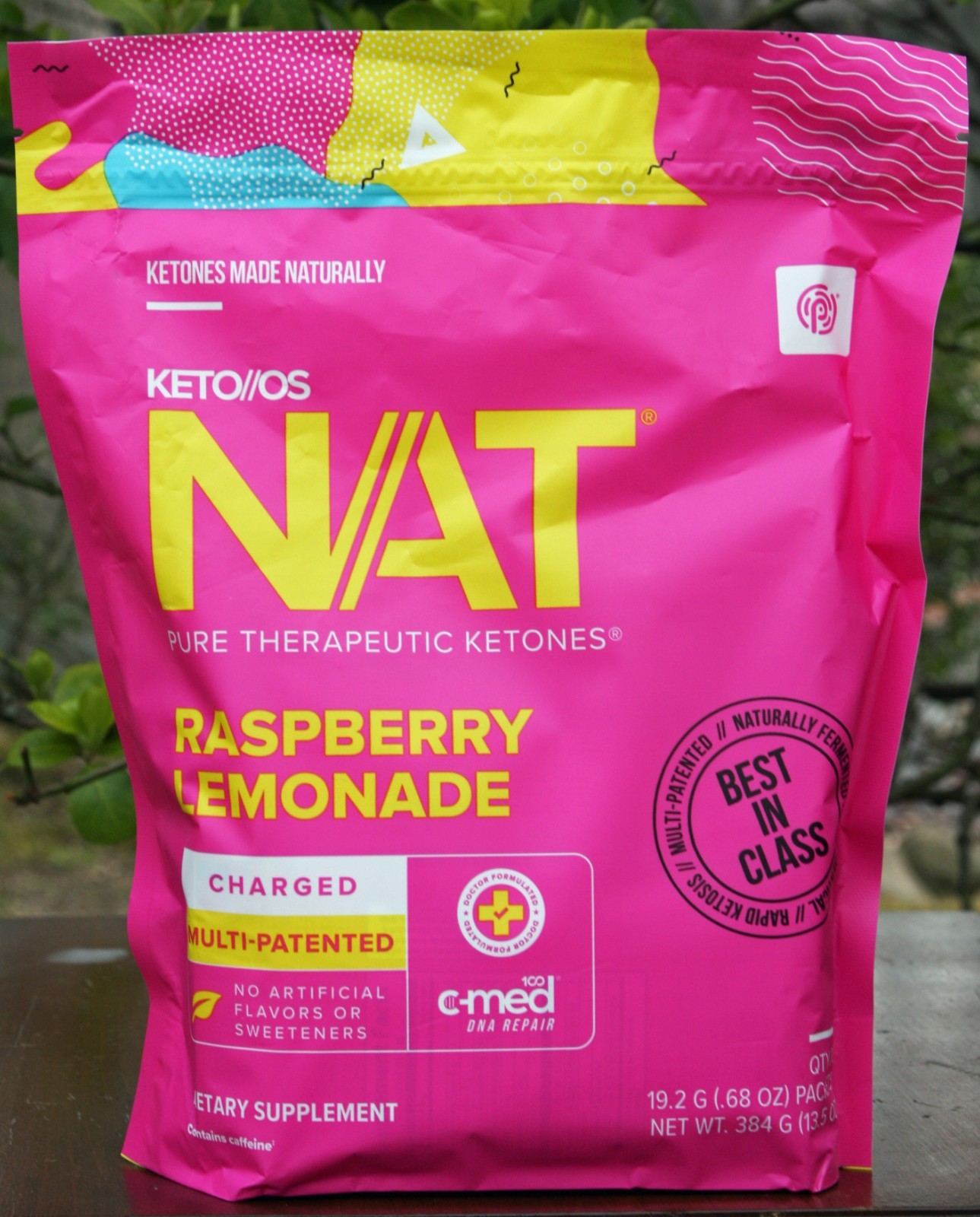Pruvit Keto OS NAT Ketones – Charged – Raspberry Lemondade, Exp 09/27