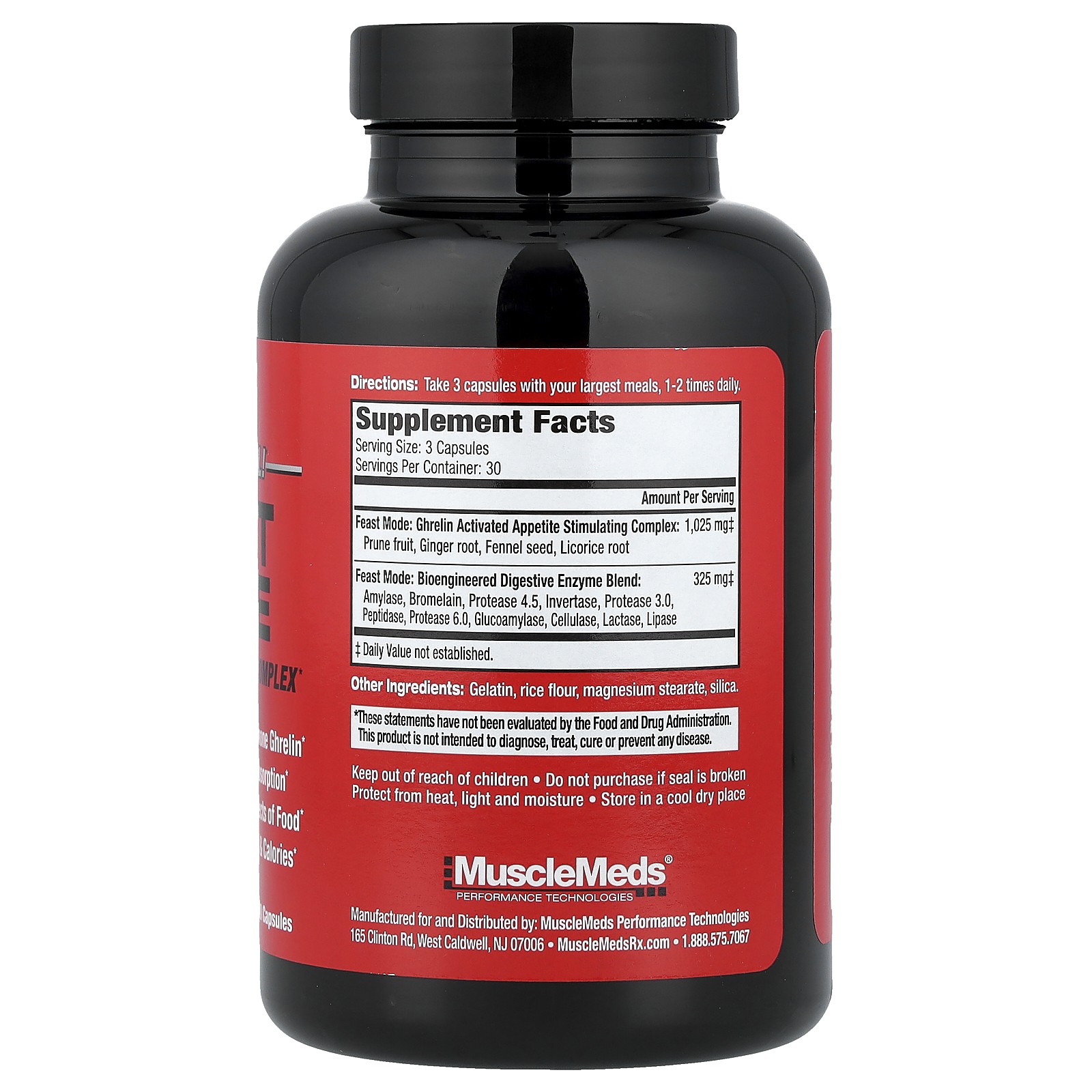 Feast Mode, Appetite Stimulating Complex, 90 Capsules