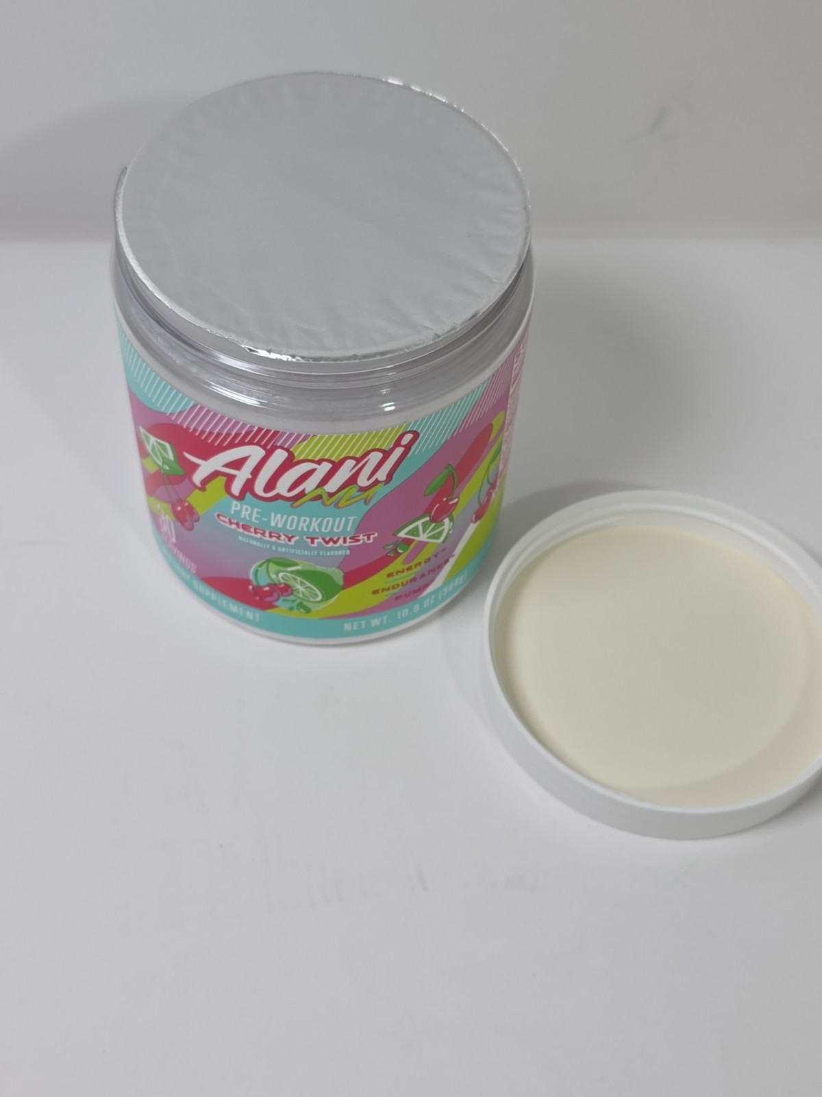 Alani Nu Pre-workout Cherry Twist 10.9 Oz 30 Serving EXP 1/28