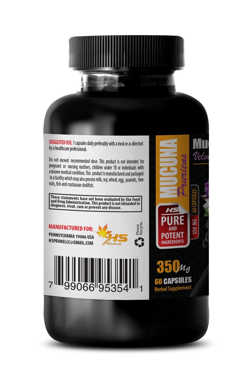 sexual enhancement for men – MUCUNA PRURIENS BEAN EXTRACT – stress less 1BOTTLE