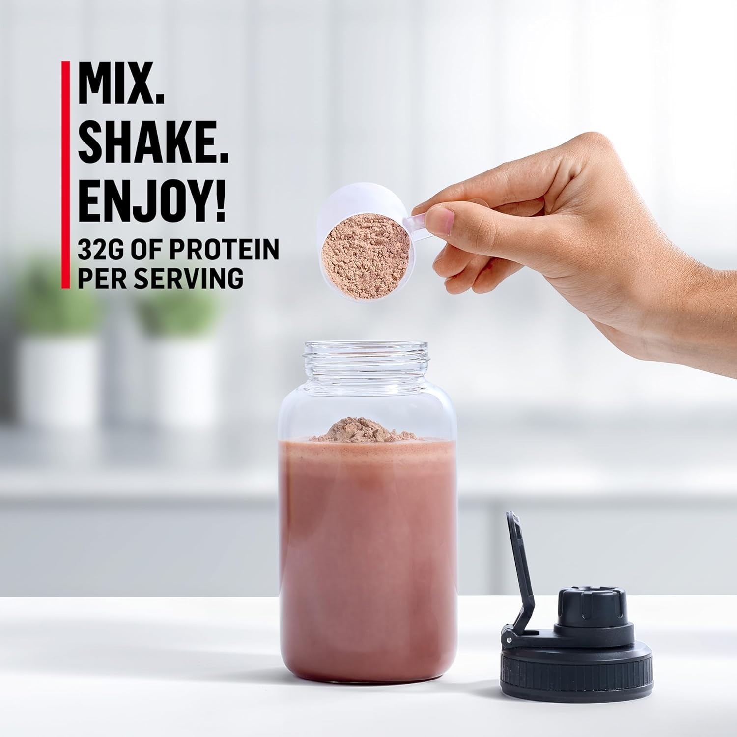 Muscle Milk Genuine Protein Powder, Chocolate, 1.93 Pound, 12 Servings