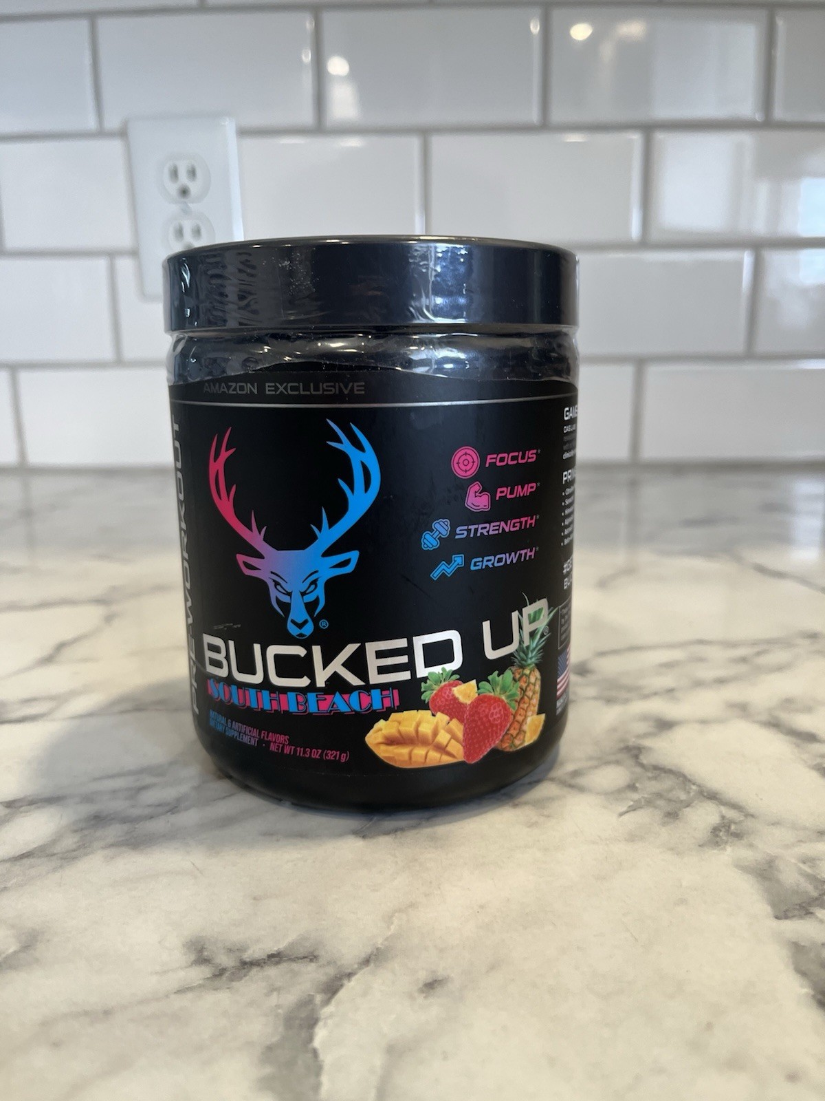 Bucked Up South Beach Pre-Workout; Exp. 05/2026 NEW/SEALED 30 Servings