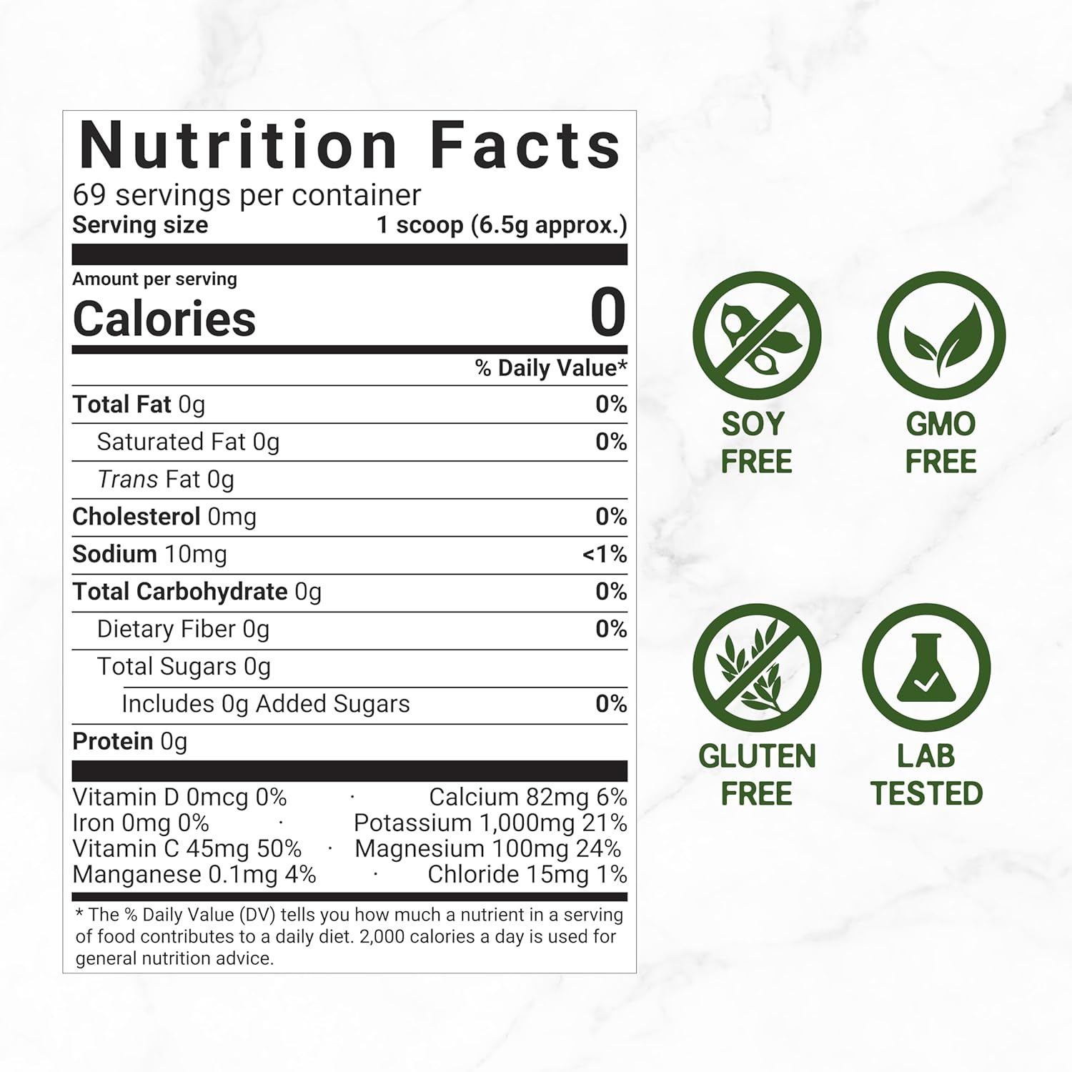 Electrolytes Powder, 1Lb (69 Servings) – No Sugar, Lemon Lime – Hydration Supple