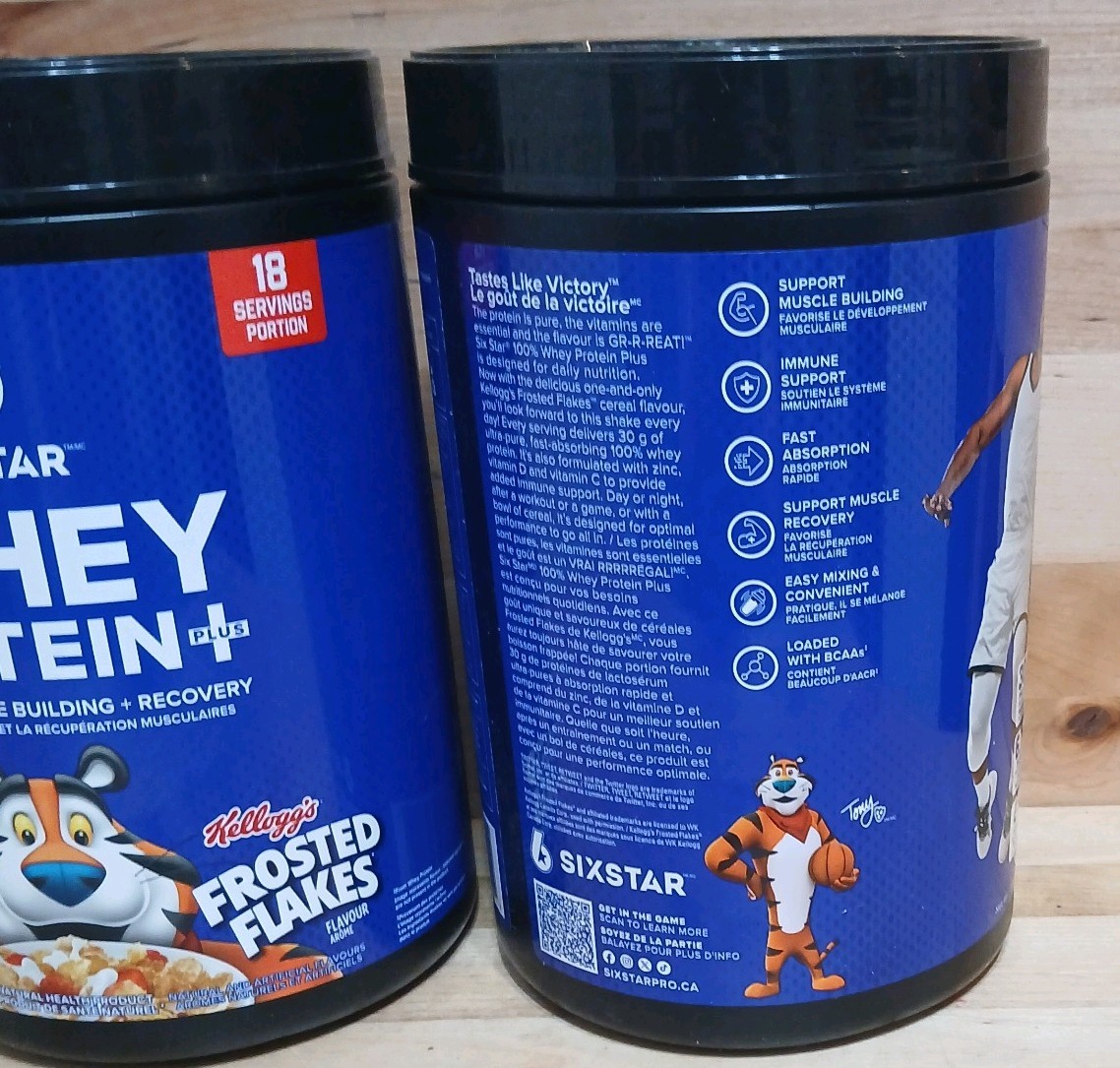 1CT: SIXSTAR 100% WHEY PROTEIN Supports Muscle Building/Recovery FROSTED FLAKES
