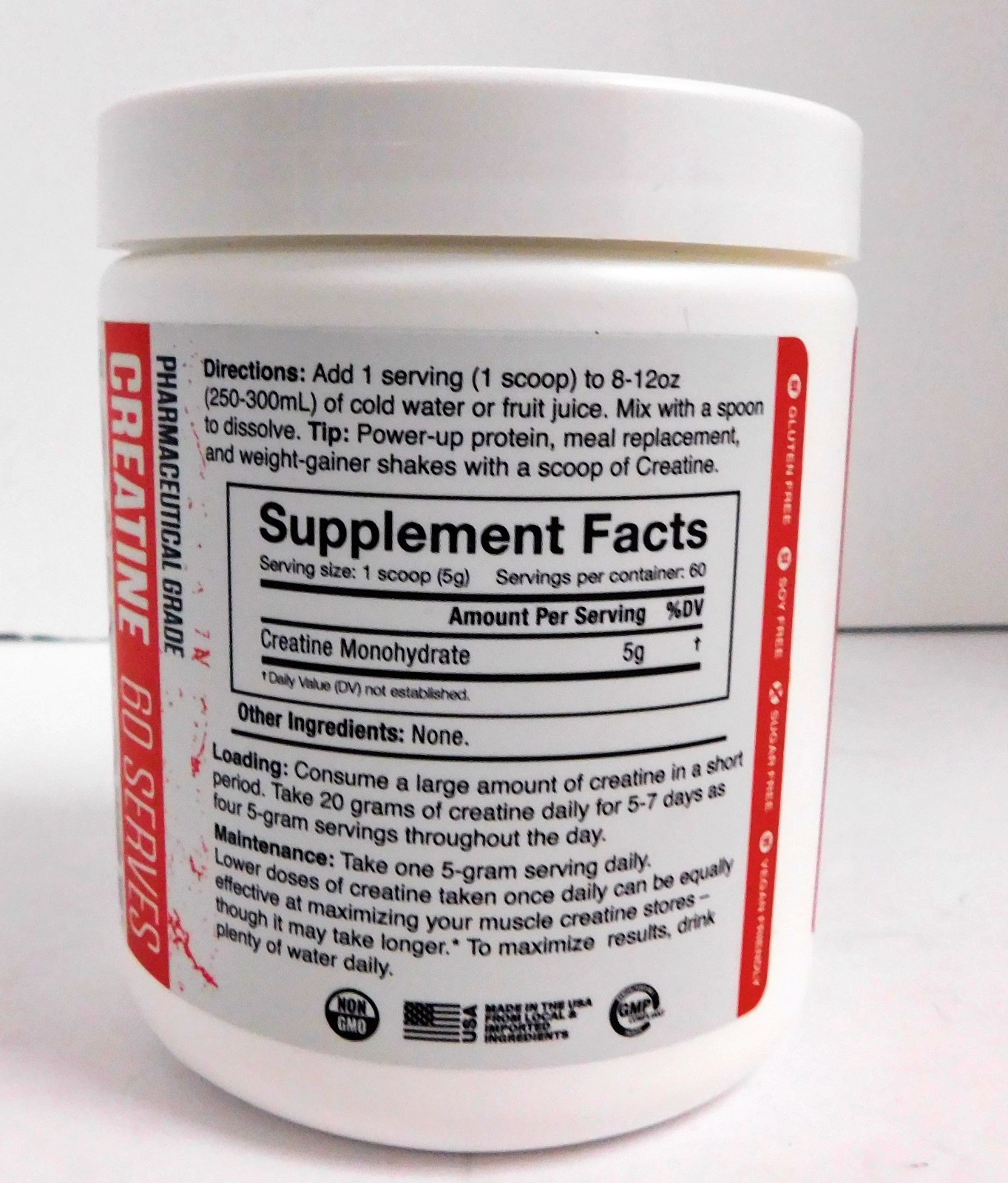 The Curse! Creatine Powder Unflavored 10.6 oz Expires 05/2027 SEALED