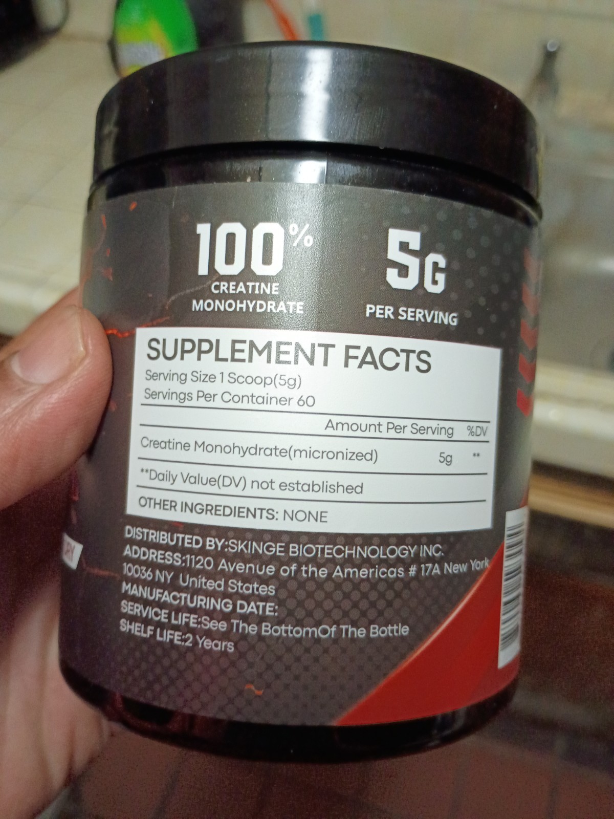 Creatine Monohydrate Powder 60 Servings 2 Month Supply Fast Absorbed