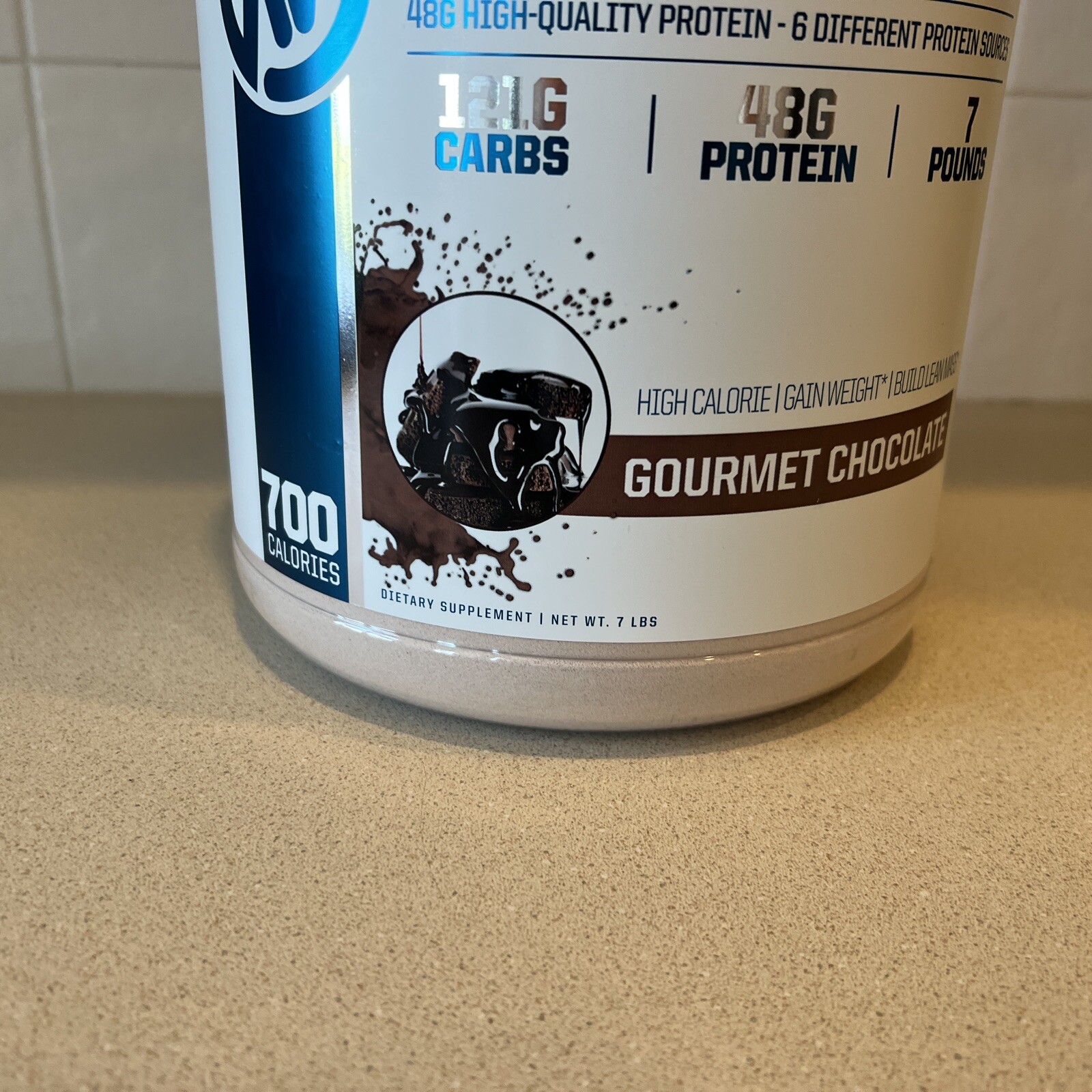 Massone Mass Gainer Protein Powder by NutraOne – Gain Mass Protein Meal 7 Lbs