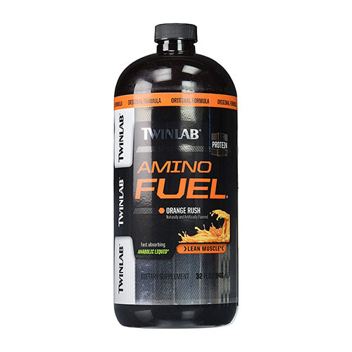 Twinlab AMINO FUEL 32 fl oz Liquid Aminos 23g Protein BUILD MUSCLE – BOTH FLAVOR