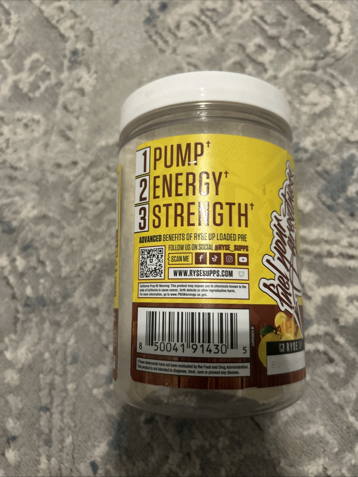 RYSE SUPPLEMENTS LOADED PRE High Stim Pre-Workout Pump Energy Strength 30 Serves