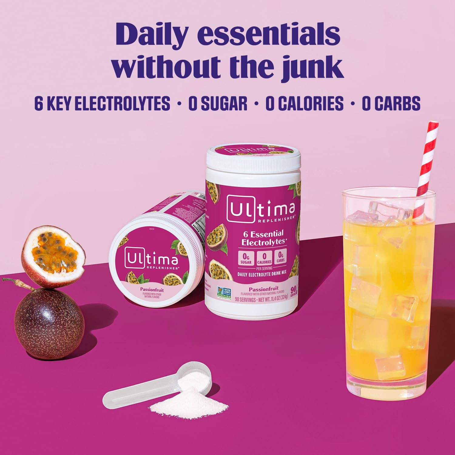 Ultima Replenisher Daily Electrolyte Powder Drink Mix 90 Servings (Pack of 1)