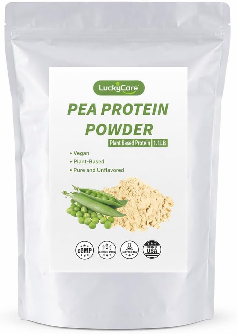 Pea Protein Powder Unflavored Vegan Plant Protein 1.1lb