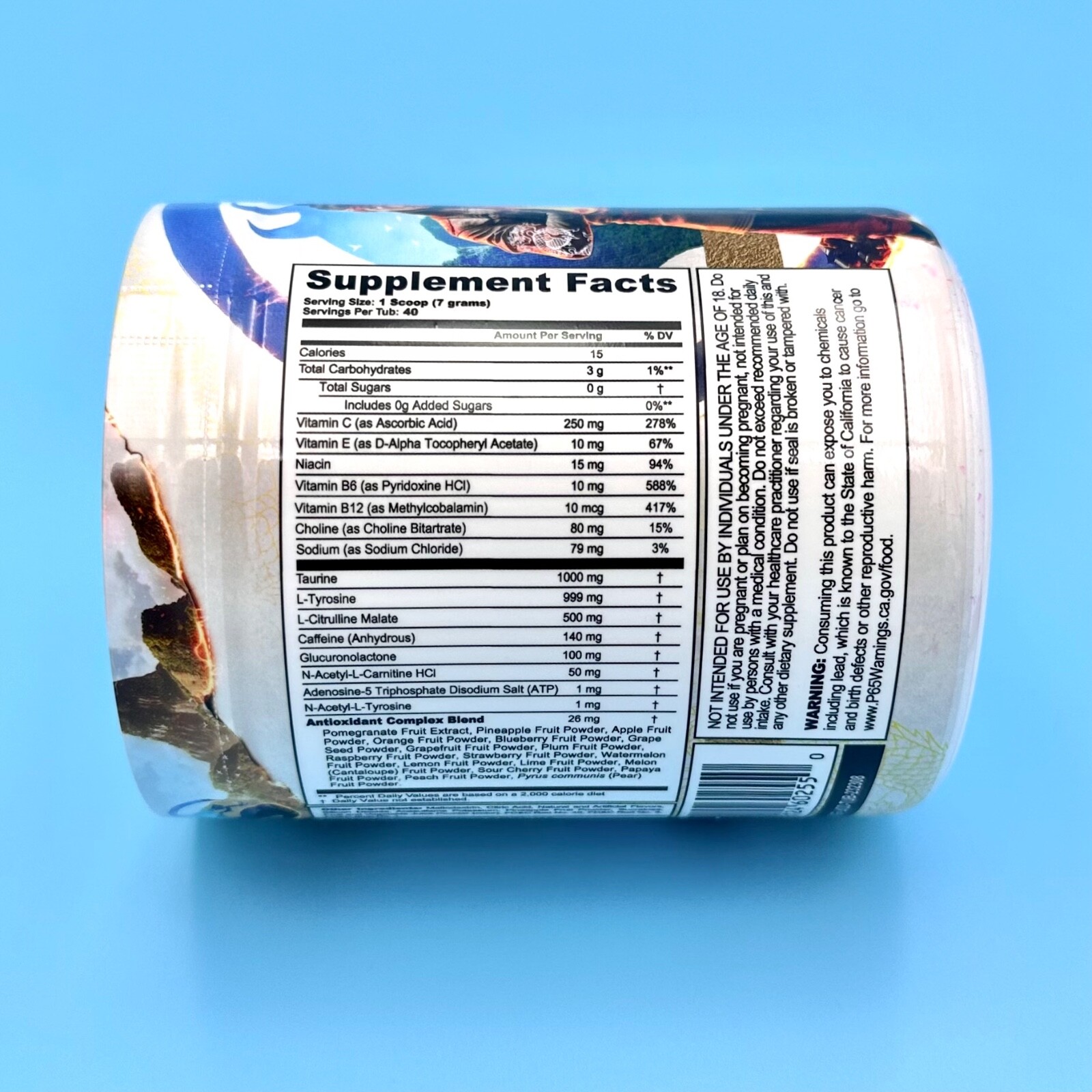 G Fuel Mortal Kombat 1 Dancing Dragon Fruit Mango Tub Energy Formula 40 Servings