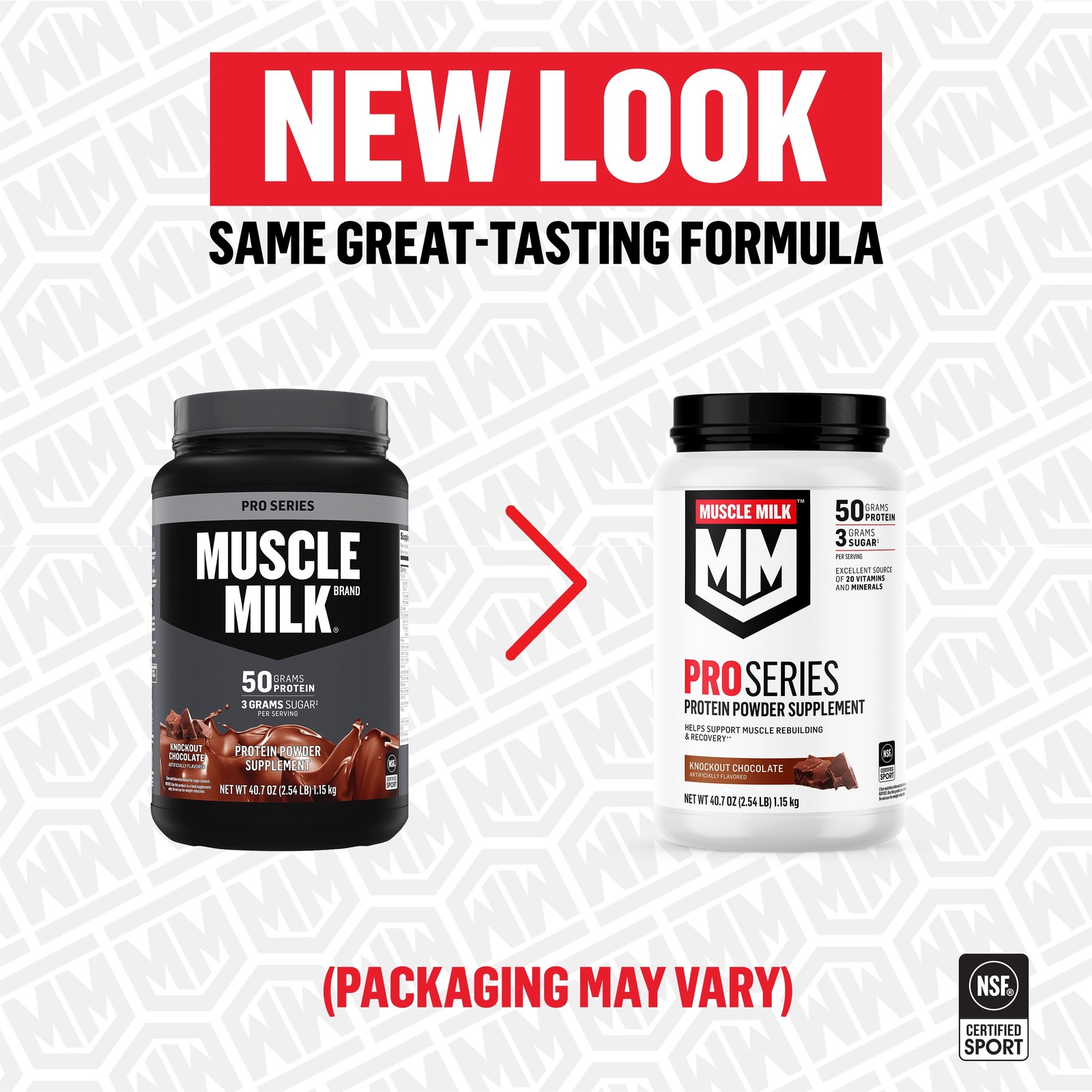 Muscle Milk Pro Series Protein Powder, Intense Vanilla, 50g Protein, 2 Pound