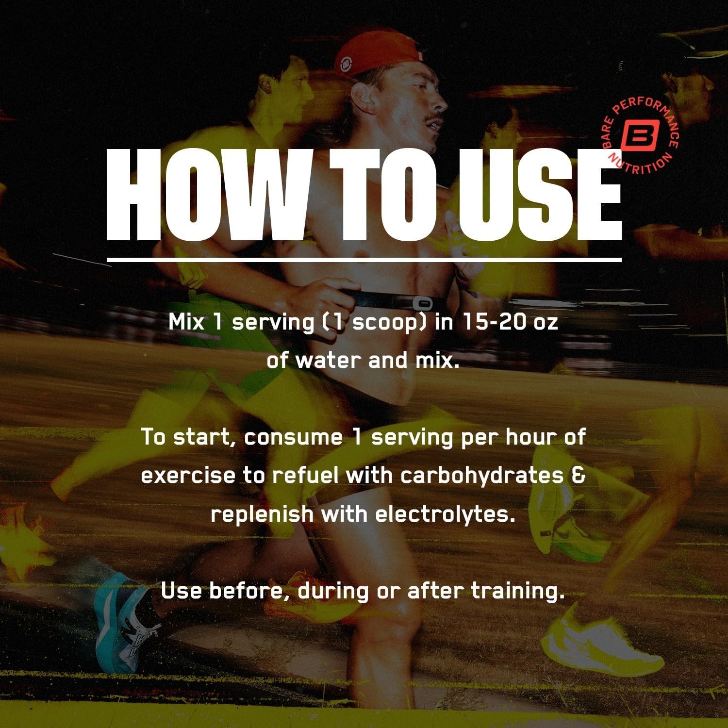 BARE PERFORMANCE NUTRITION, BPN G.1.M Go One More Sport, Endurance Training Fuel