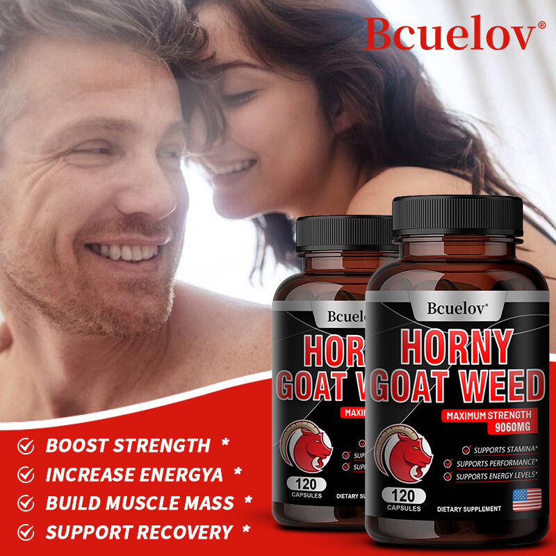 Horney Goat Weed-with Maca,Saw Palmetto,Ginseng,L-Arginine for Men&Women