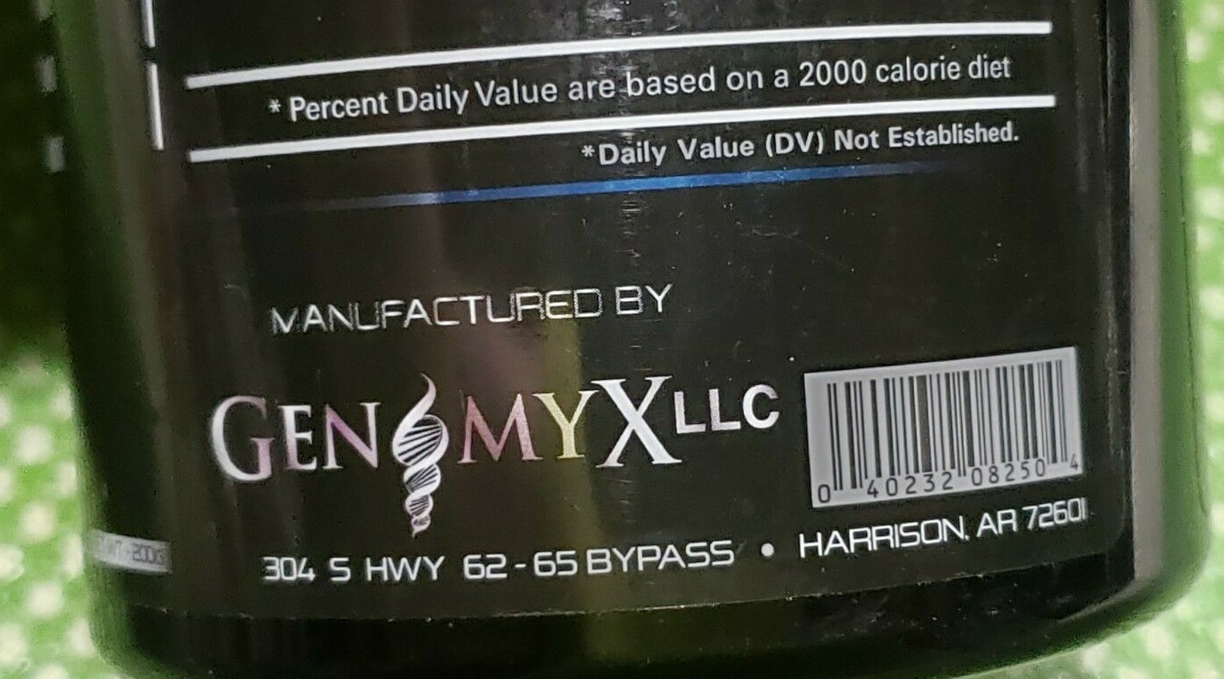 GENOMYX – Glutamine – Raw Ingredients & Power – 40 Servings – Exp 4/2025