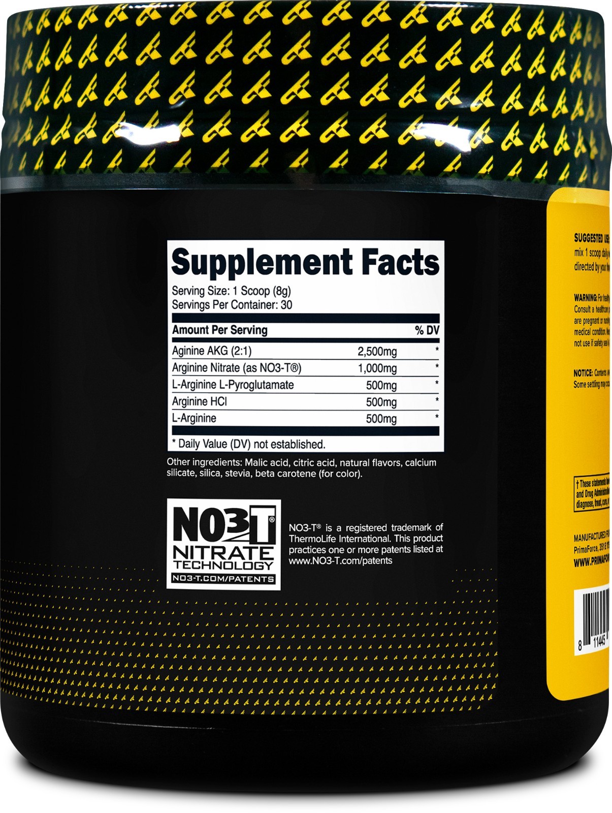 PrimaForce L-Arginine Complex Powder (30 Servings Per Bottle) (Peach Mango)