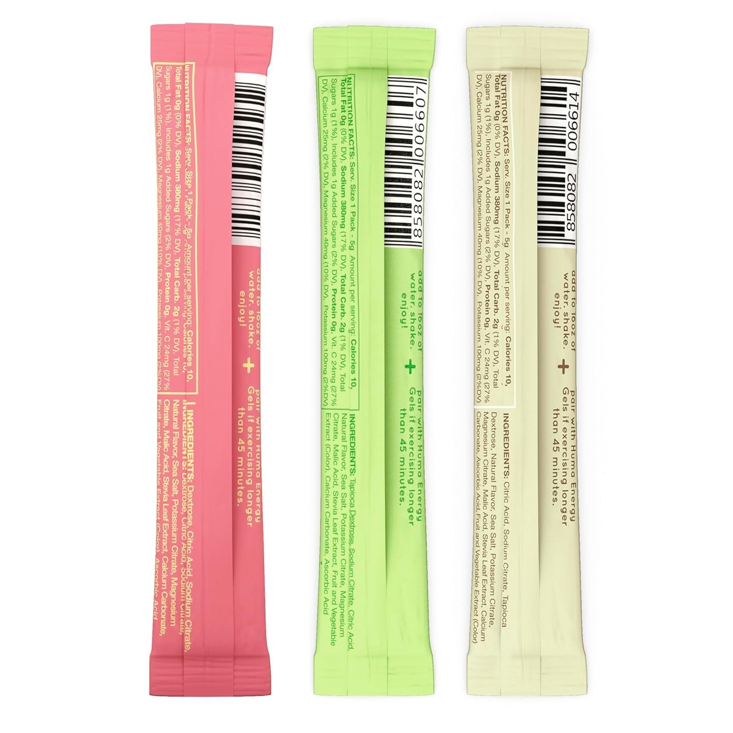 30 Pack HUMA Electrolyte Drink Mix – All-Natural Hydration for Sports & Exercise