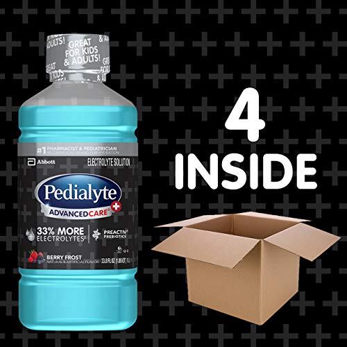 Pedialyte AdvancedCare Plus Electrolyte Solution Pack of 4 33 Fl Oz Hydration