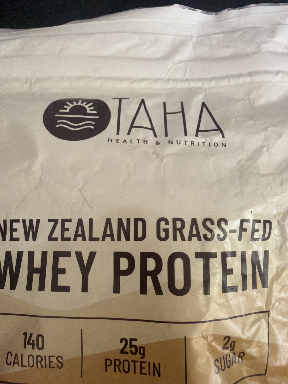 TAHA New Zealand Grass-Fed Whey Protein CHOCOLATE 2 Lb. – NEW – 4/26