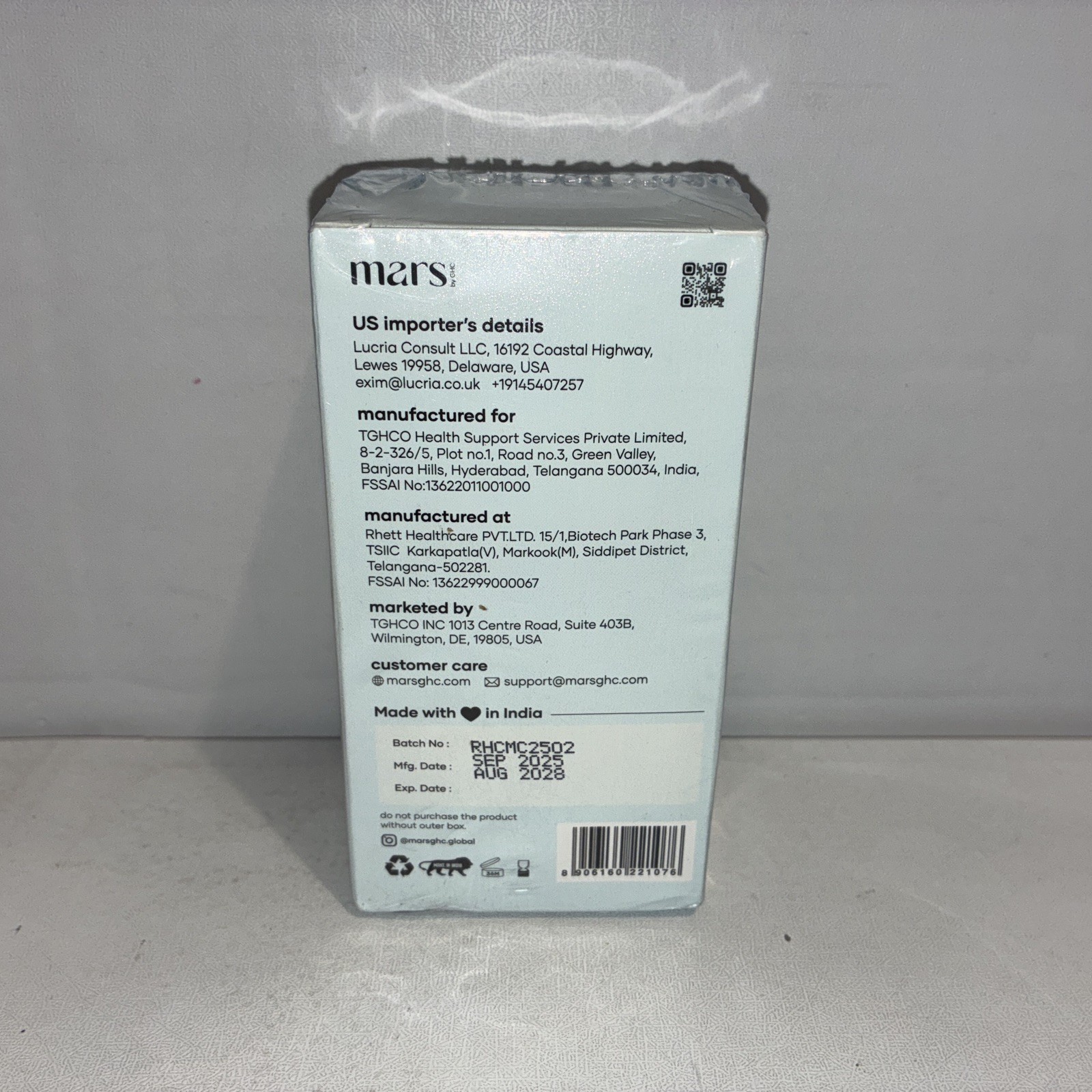 Mars Micronized Creatine Monohydrate 120 Caps -Exp 08/2028