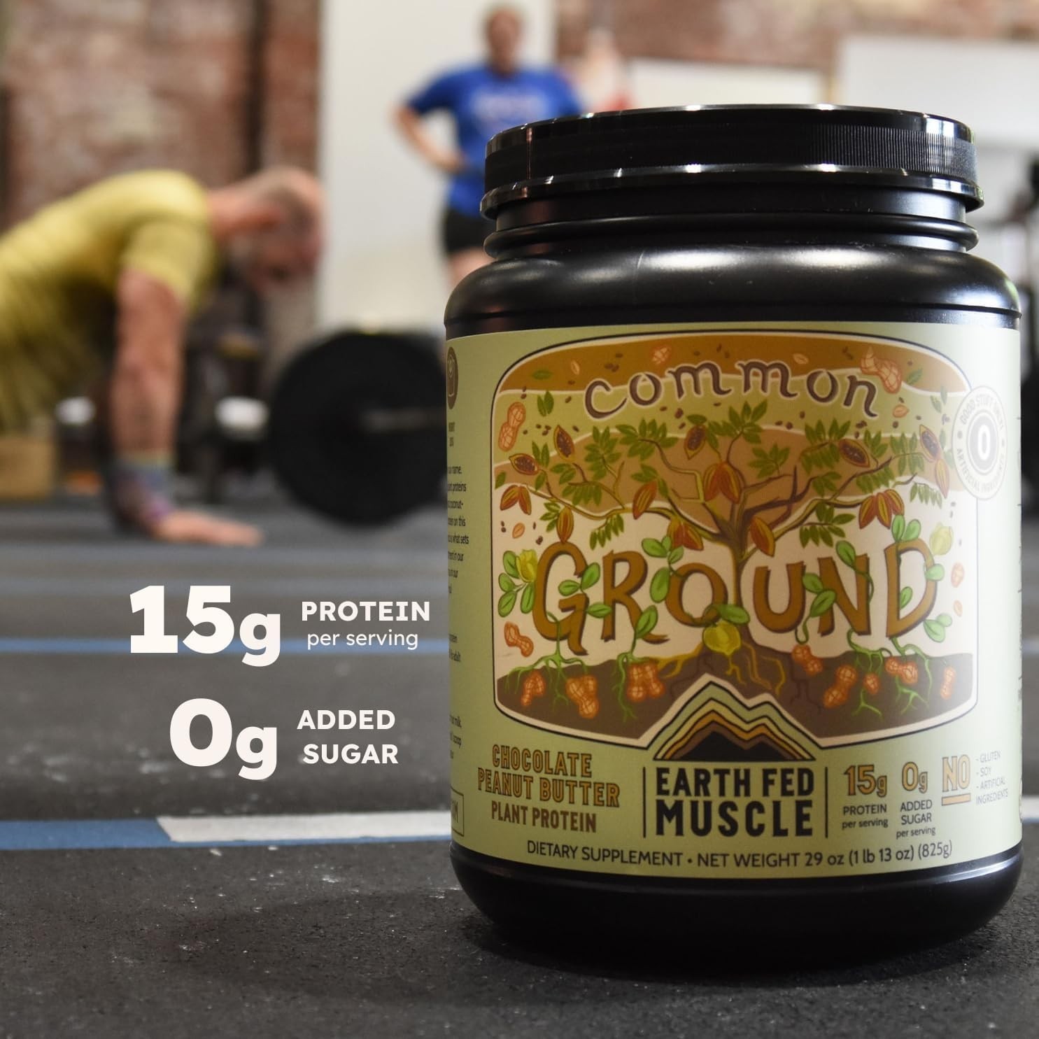 Chocolate Peanut Butter Protein Powder – Earth Fed Muscle Common Ground – 840gr