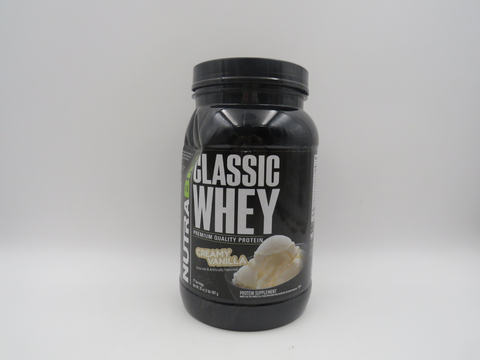 NutraBio Classic Whey Protein Powder 25G of Protein Per Scoop EXP 01/28