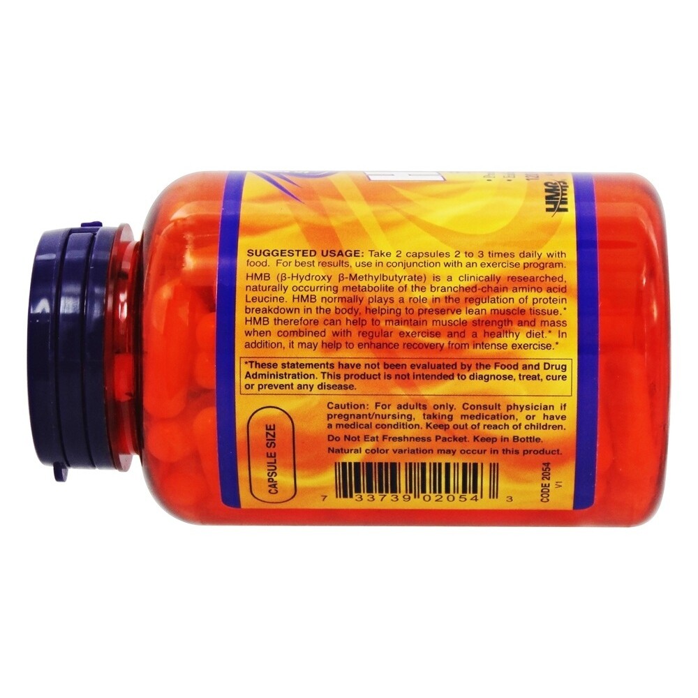 NOW Foods HMB 500 mg., 120 Vegetarian Capsules