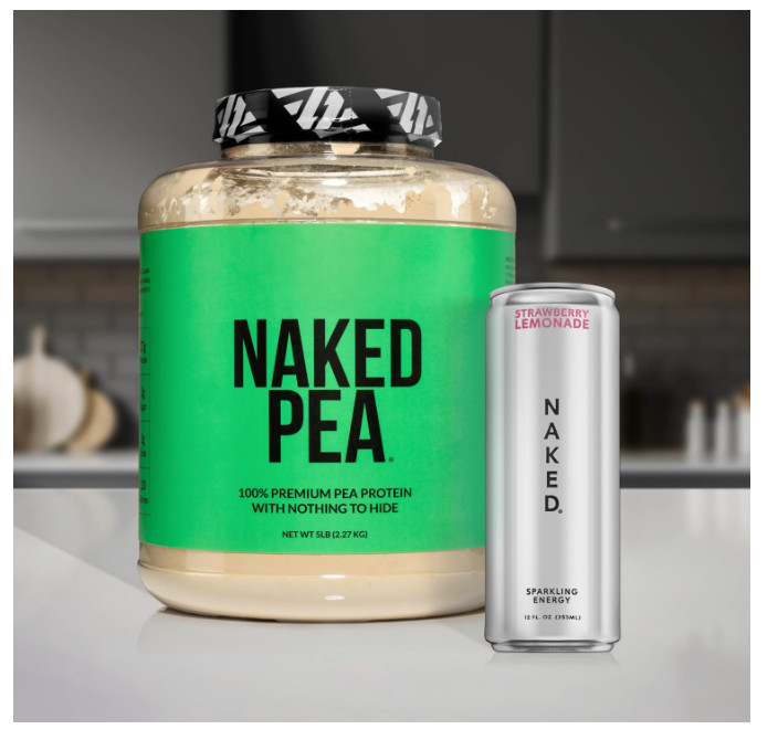 Naked Pea 5LB Pea Protein Powder Unflavored Vegan 76 Servings NSF