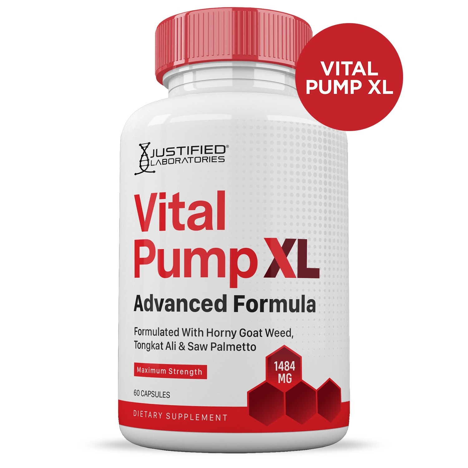 VItal Pump XL for Men Advanced Formula 1484MG Pills Vitamin Supplement
