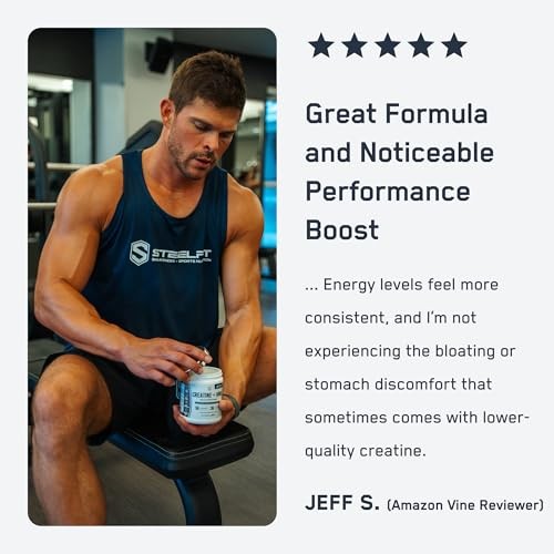 Creatine HMB Powder Monohydrate Muscle Growth 30 Servings