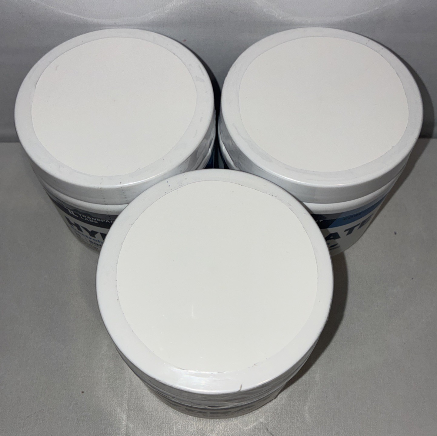 Lot Of 3-Transparent Labs Hydrate Electrolyte Formula Peach Mango/40 Servings Ea