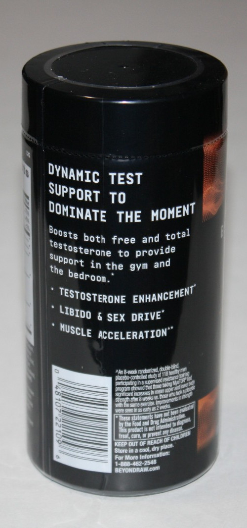 GNC / Beyond RAW – DTF Dynamic Testostereone Formula – 90 Tablets – Exp 04/27