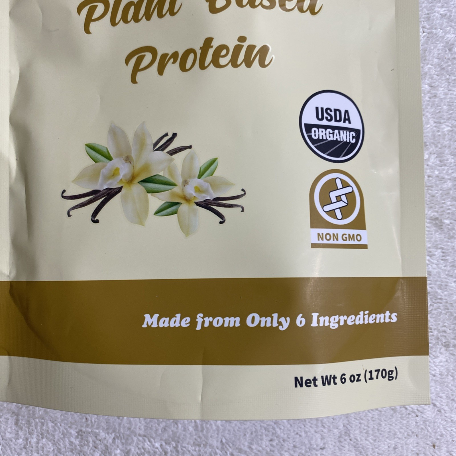 Lot Of 4, Nutri Hut, Plant Based Protein Powder, 6 oz Each Vanilla & Cho, (T745