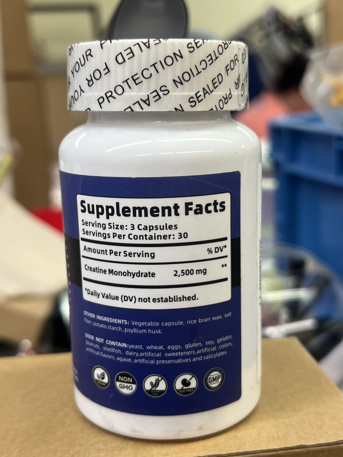 NoavII Creatine Monohydrate Muscle Gain 90 Capsules Exp. 07/2026
