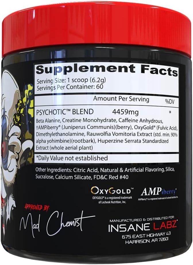 DMAE Pre-Workout Supplement 60 Servings”