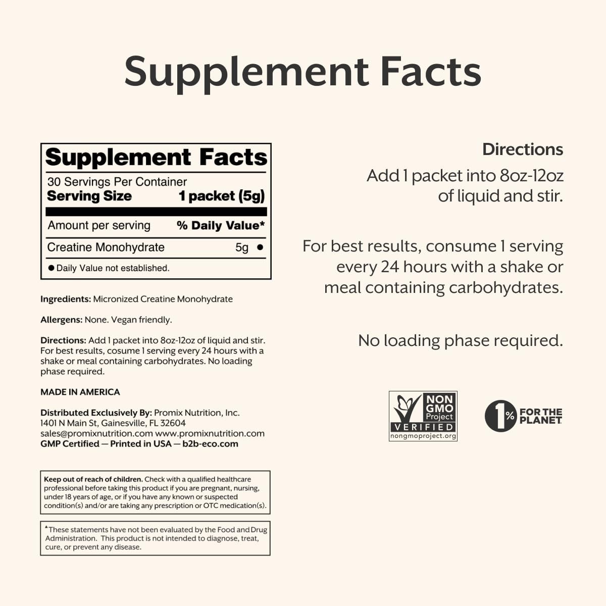 Micronized Creatine Monohydrate Travel Packs – 5g, Vegan, Muscle Growth & Recove