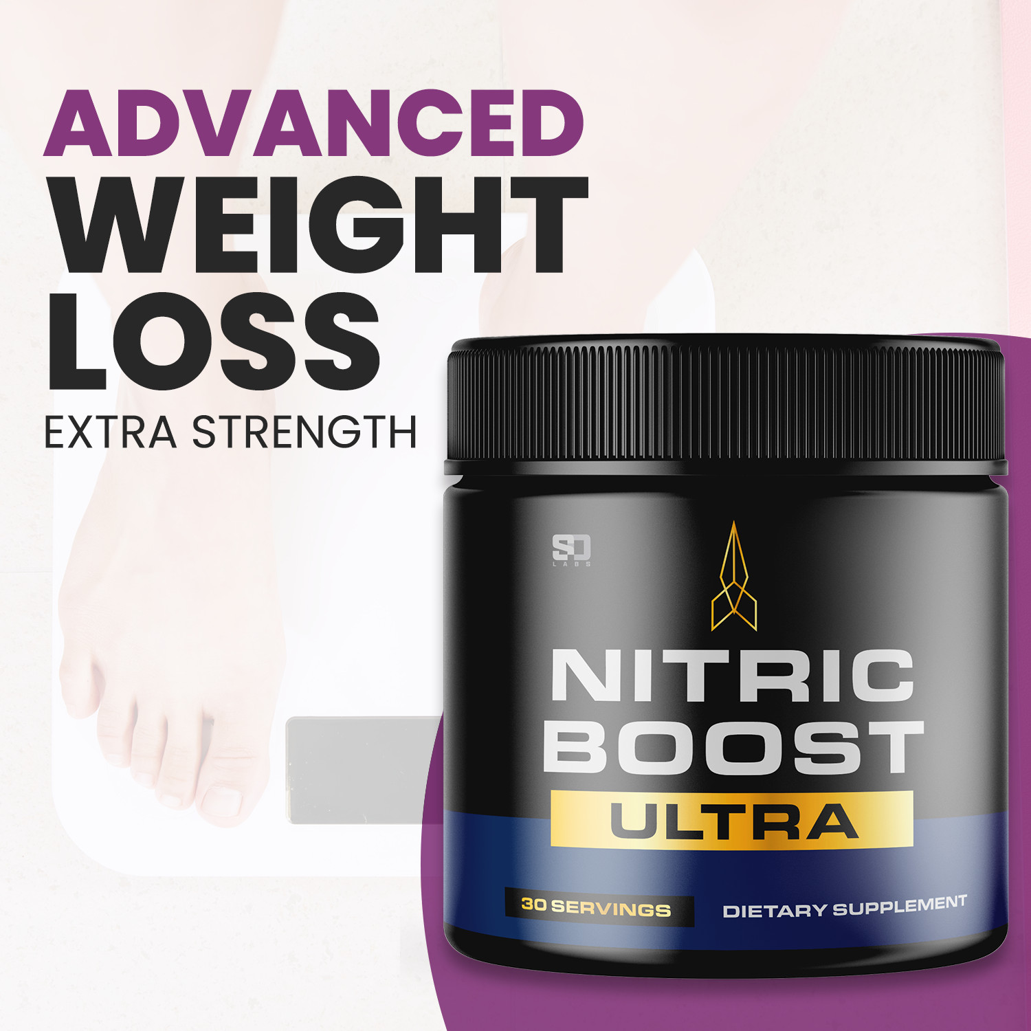 Nitric Boost Ultra Powder – Boost Energy and Support Active Lifestyles (3 Pack)