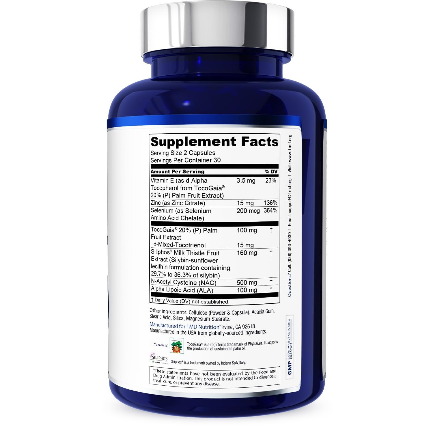 1MD Nutrition LiverMD – Liver Support Supplement | 60 Count (Pack of 1)