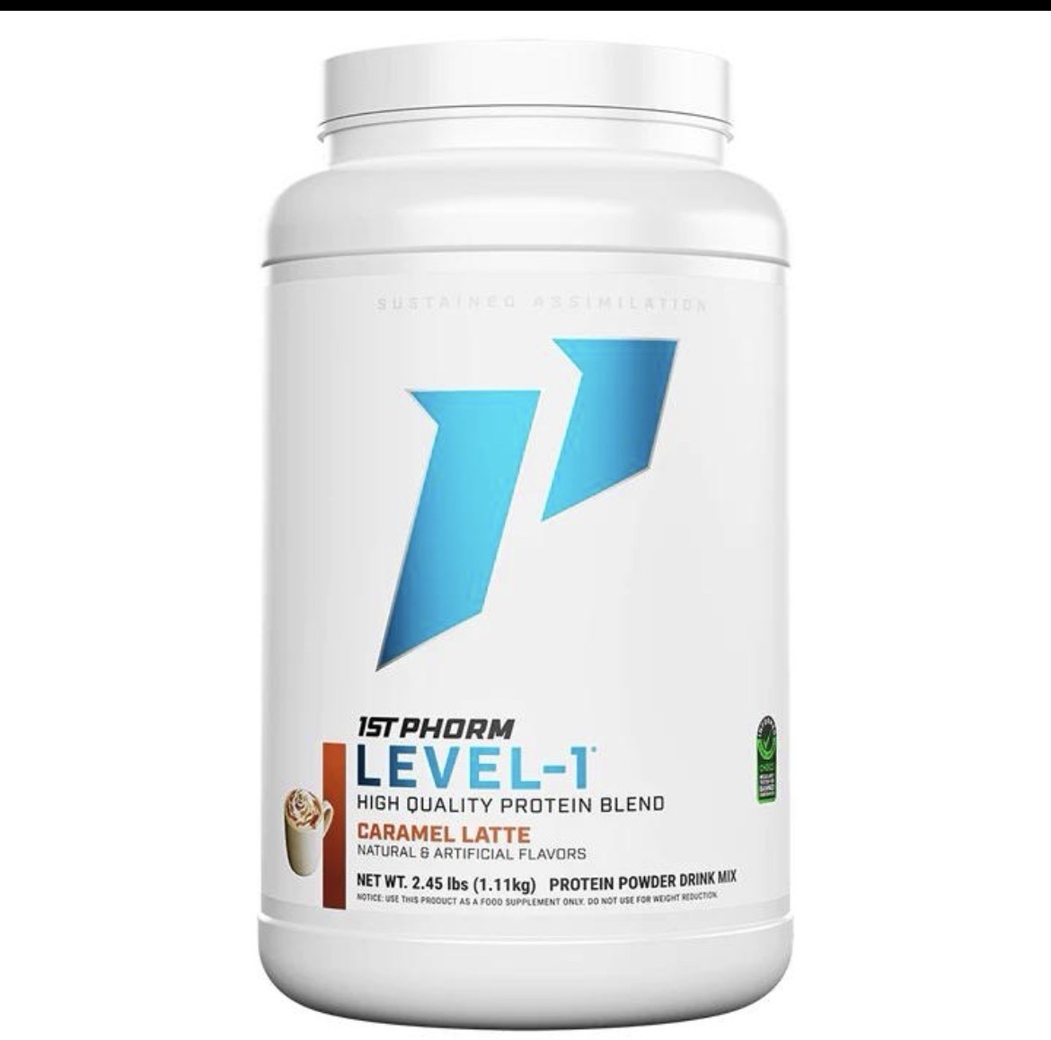 1st Phorm Level-1 Protein Powder Caramel Latte 30 Servings New Sealed EXP: 08/27