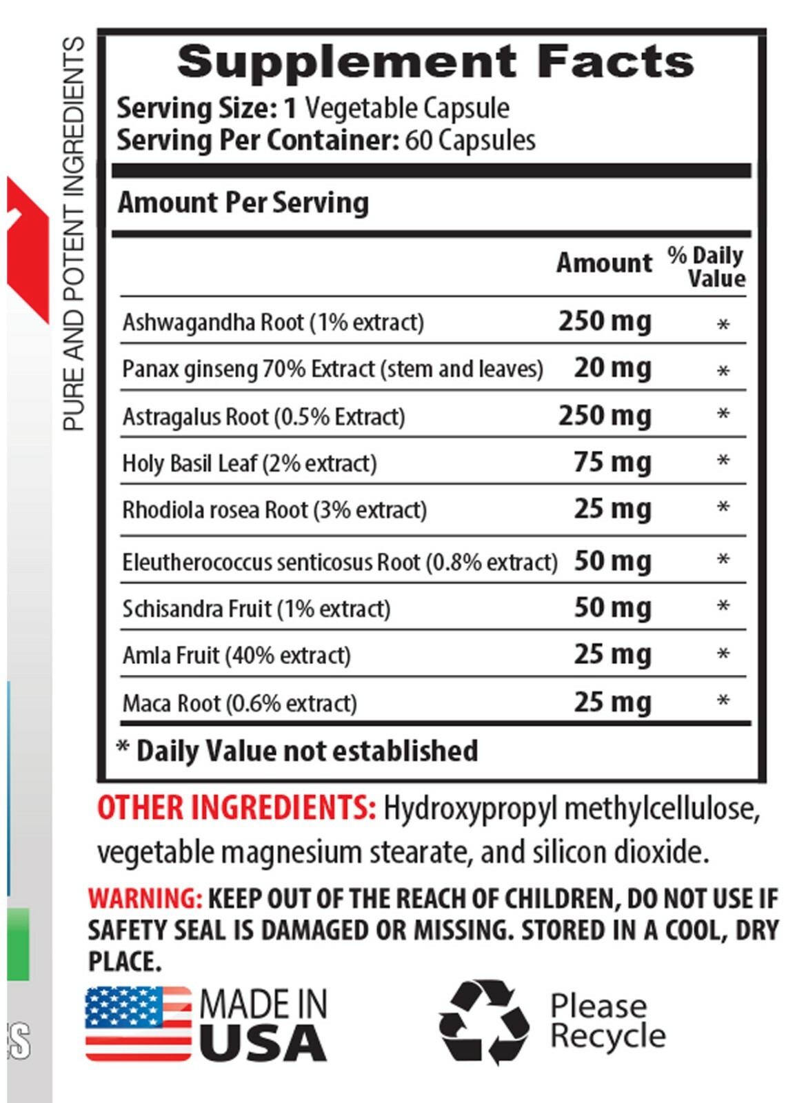 immune support system strength ASTRAGALUS COMPLEX panax ginseng asian ginseng 3b