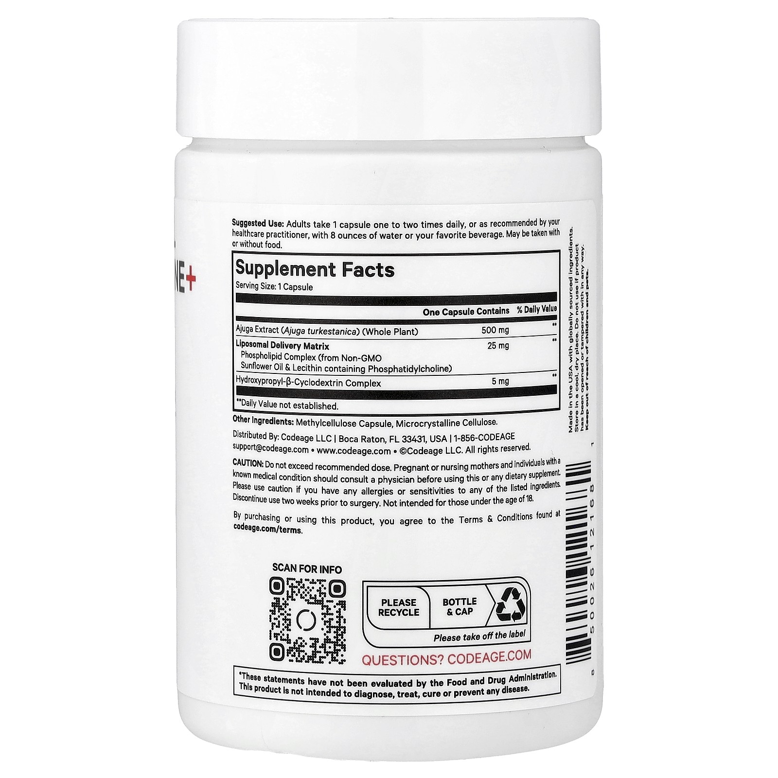 Liposomal Turkesterone+ Centurion, 120 Capsules