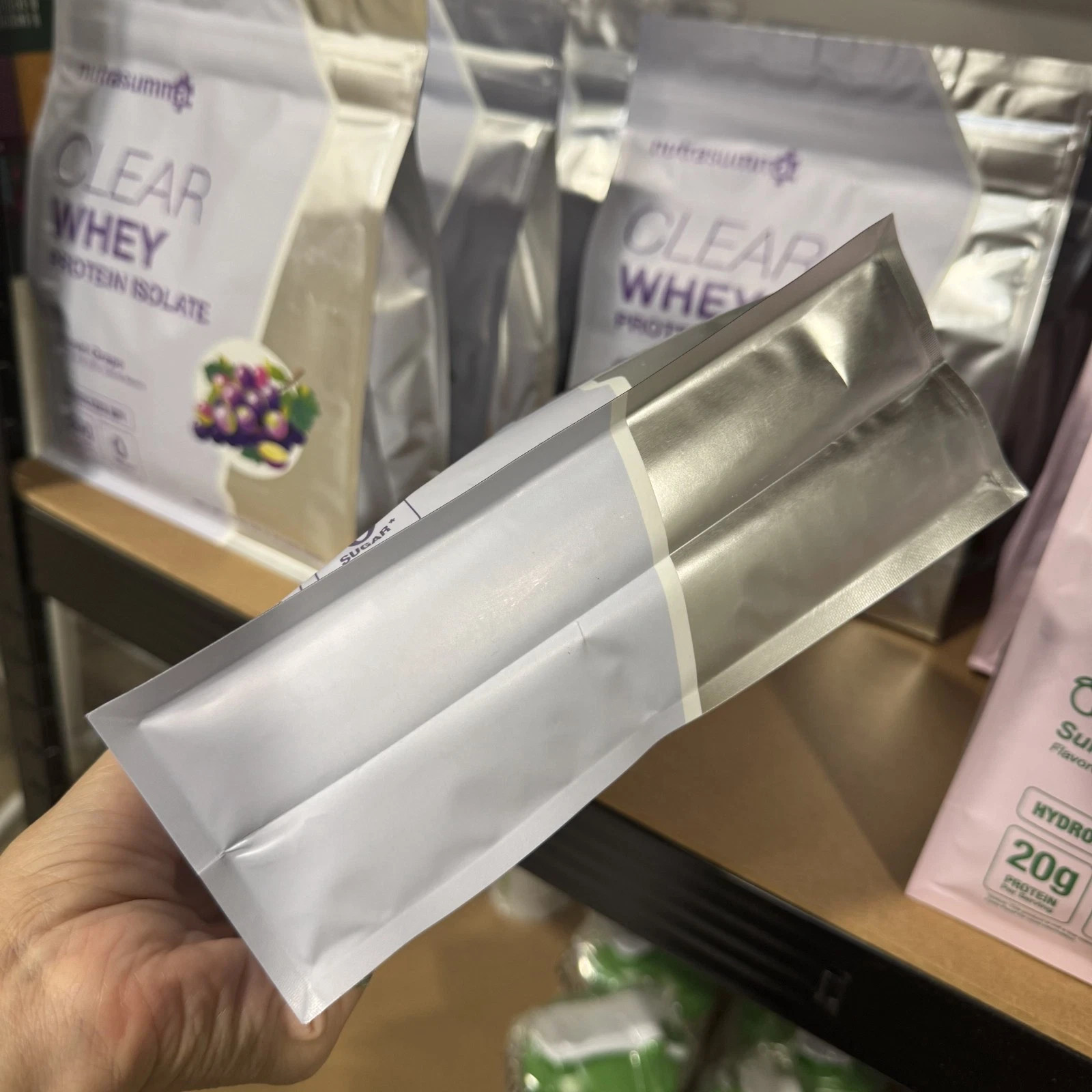 nutrasumma Clear Whey Protein Isolate 1.2 lbs – Moonlit Grape Flavor