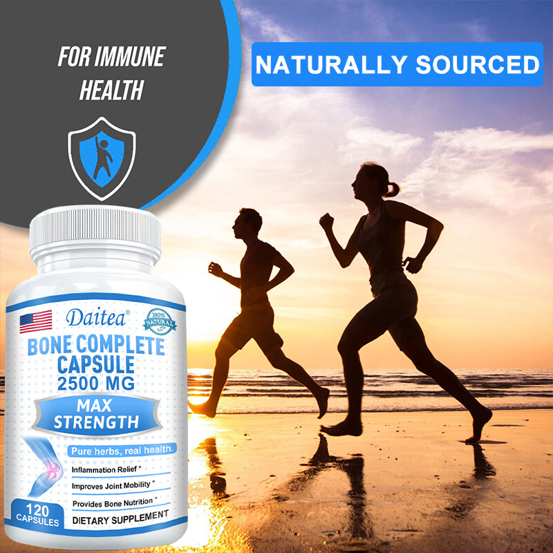 Calcium Magnesium Zinc Chondroitin Turmeric and MSM -Bone and Joint Support Caps