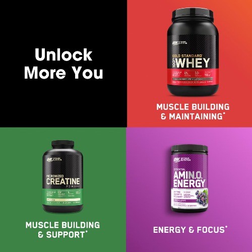 Optimum Nutrition Gold Standard 100% Whey Protein Powder – Double Rich Chocolate