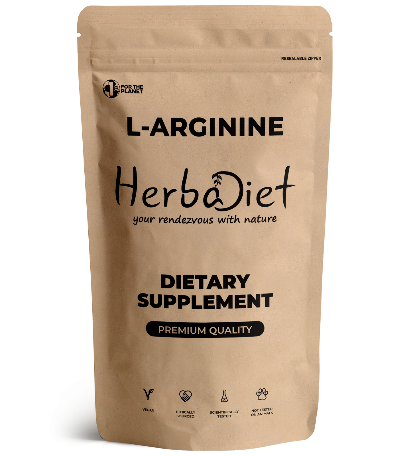L-Arginine Powder, Nitric Oxide Booster for Muscle Growth & Pump, 100% Pure