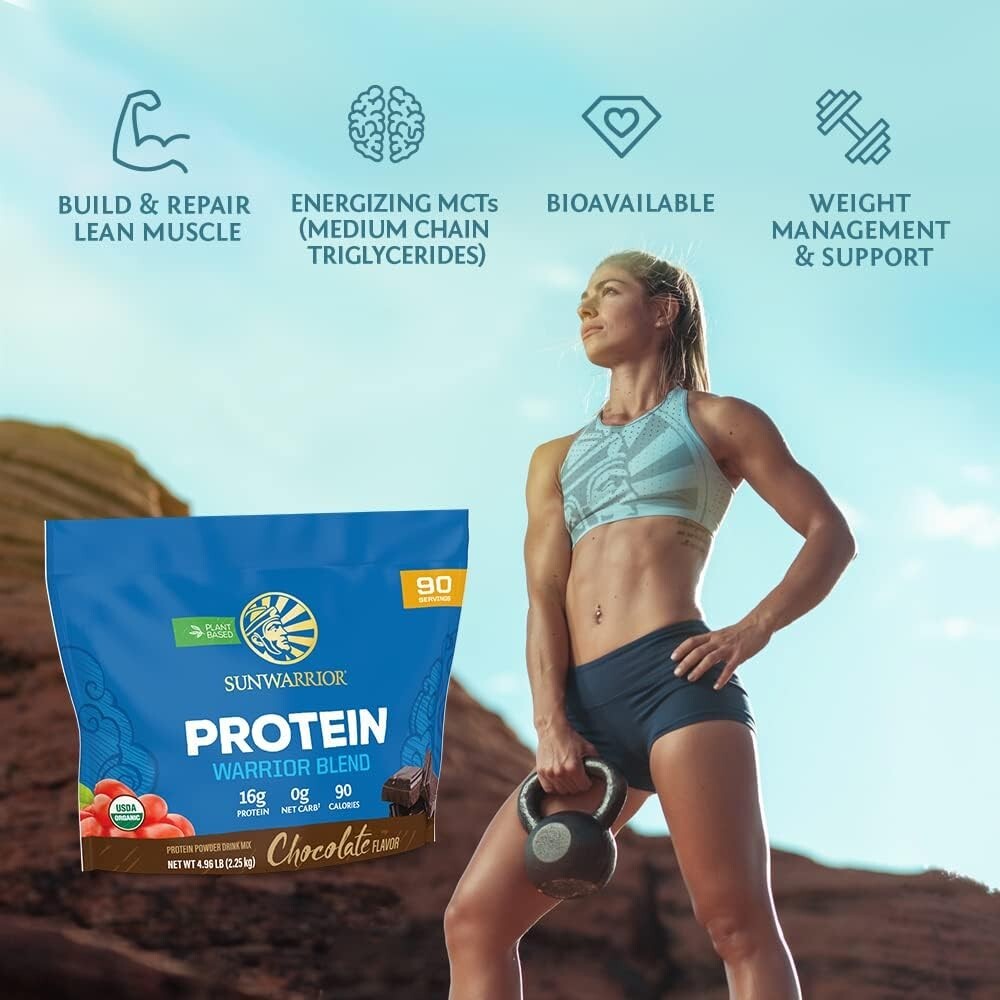 Vegan Organic Protein Powder Plant-based BCAA Amino Acids Soy Free 2.25 kg
