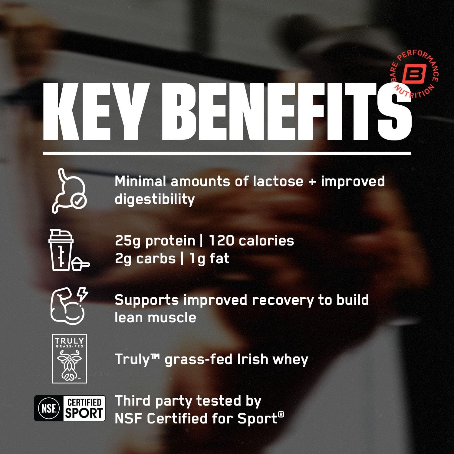 BARE PERFORMANCE NUTRITION, BPN Whey Protein Isolate, Vanilla, 25g Protein pe…
