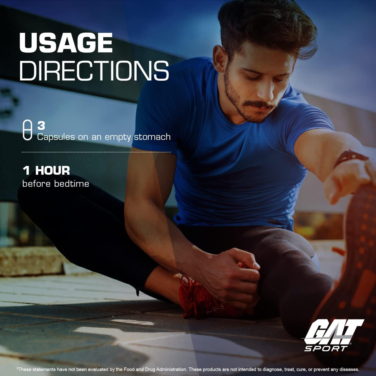 GAT Sport Essentials ZMAG-T Zinc, Magnesium, B6 + 90 Count (Pack of 1), Red